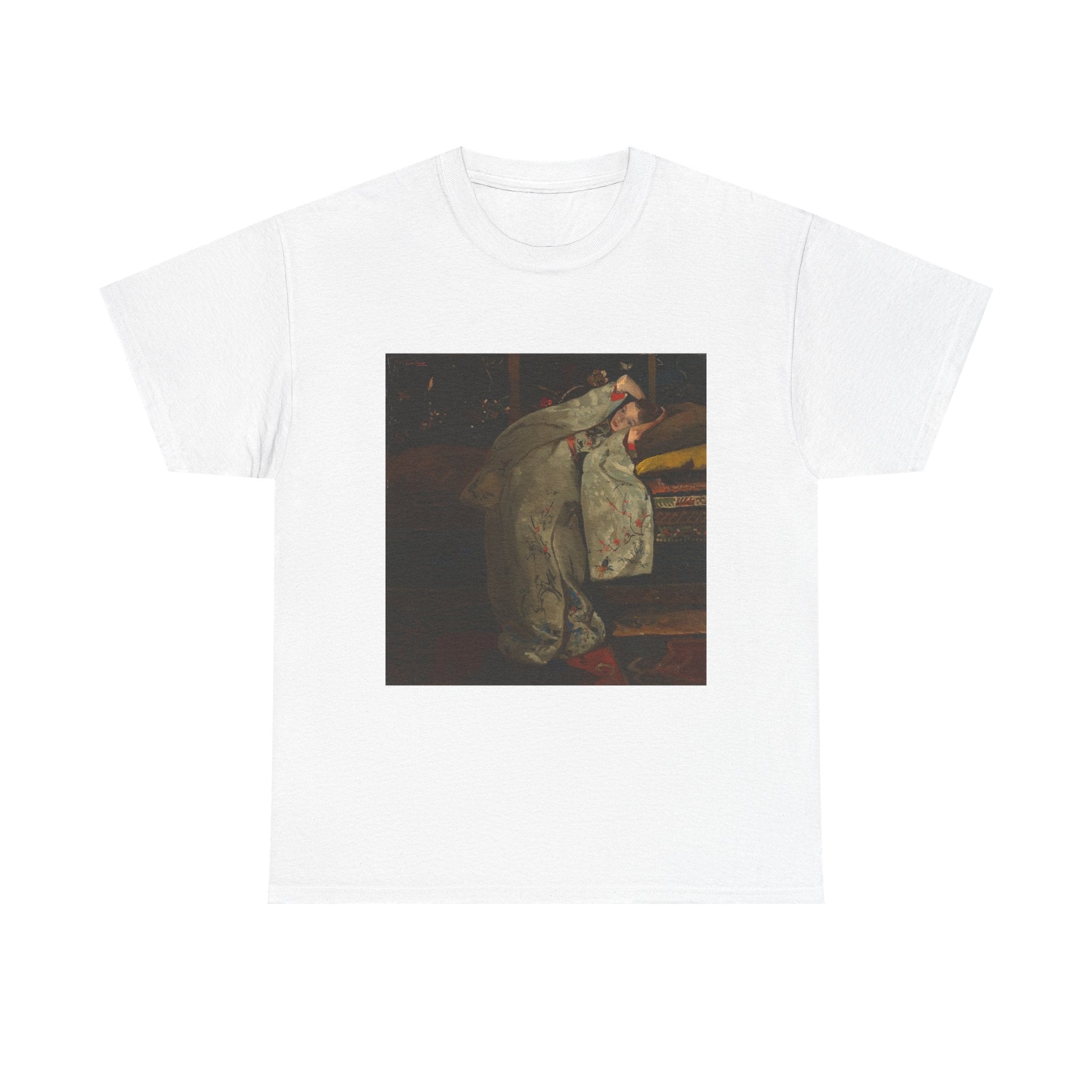 Art Tee – Girl in a White Kimono