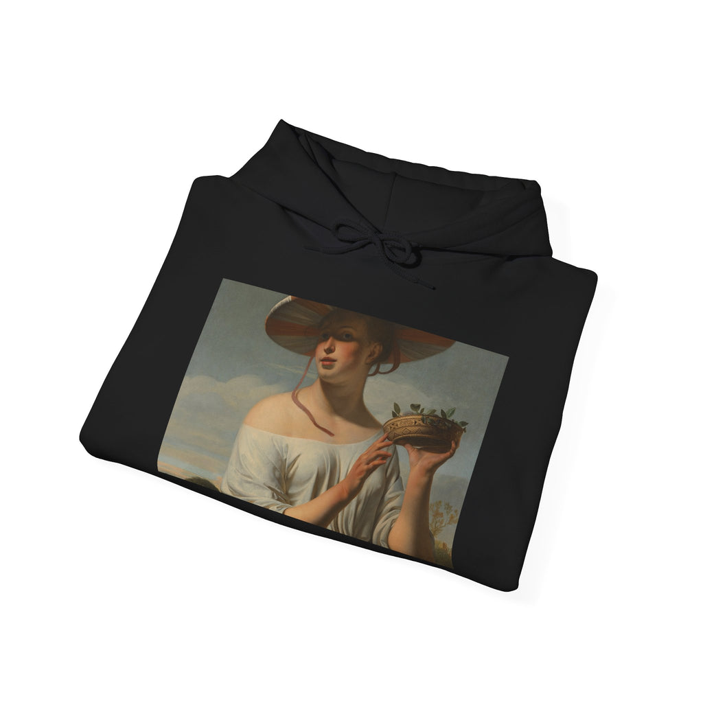 Art Hoodie – Woman in a Large Hat