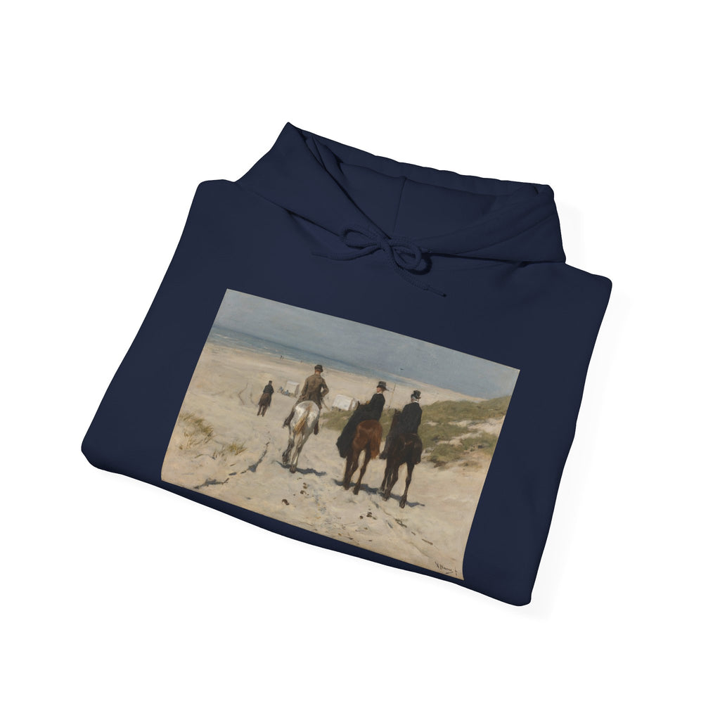 Art Hoodie – Morning Ride along the Beach