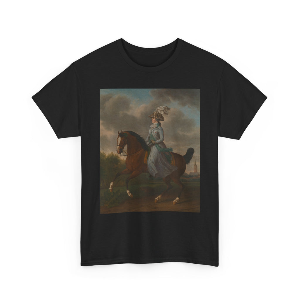 Art Tee – Frederika Sophia Wilhelmina of Pruissia (1751-1820), Equestrian portrait of the Wife of Prince Willem V