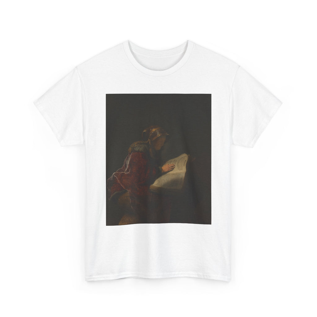Art Tee – Old Woman Reading, Probably the Prophetess Anna