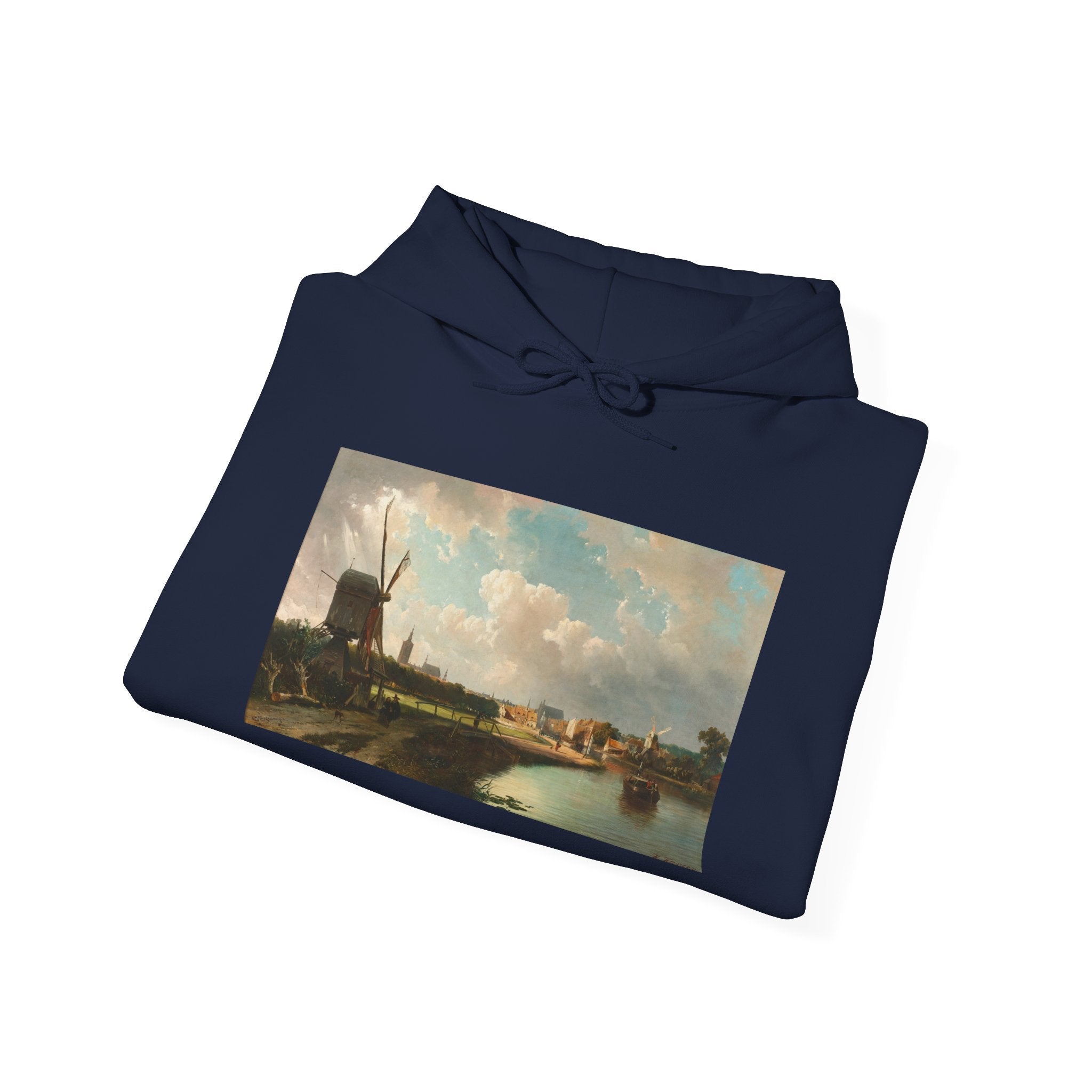 Art Hoodie – View of The Hague from the Delftse Vaart in the Seventeenth Century