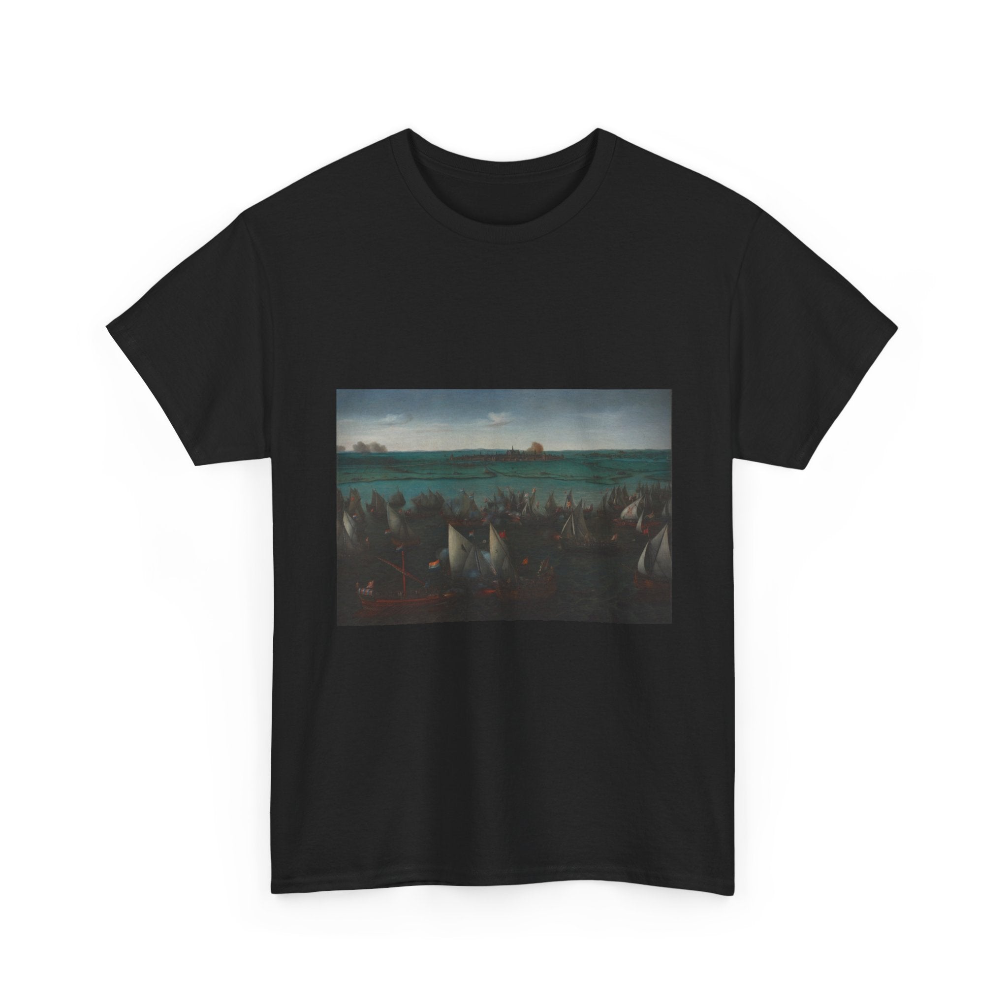 Art Tee – Battle between Dutch and Spanish Ships on the Haarlemmermeer