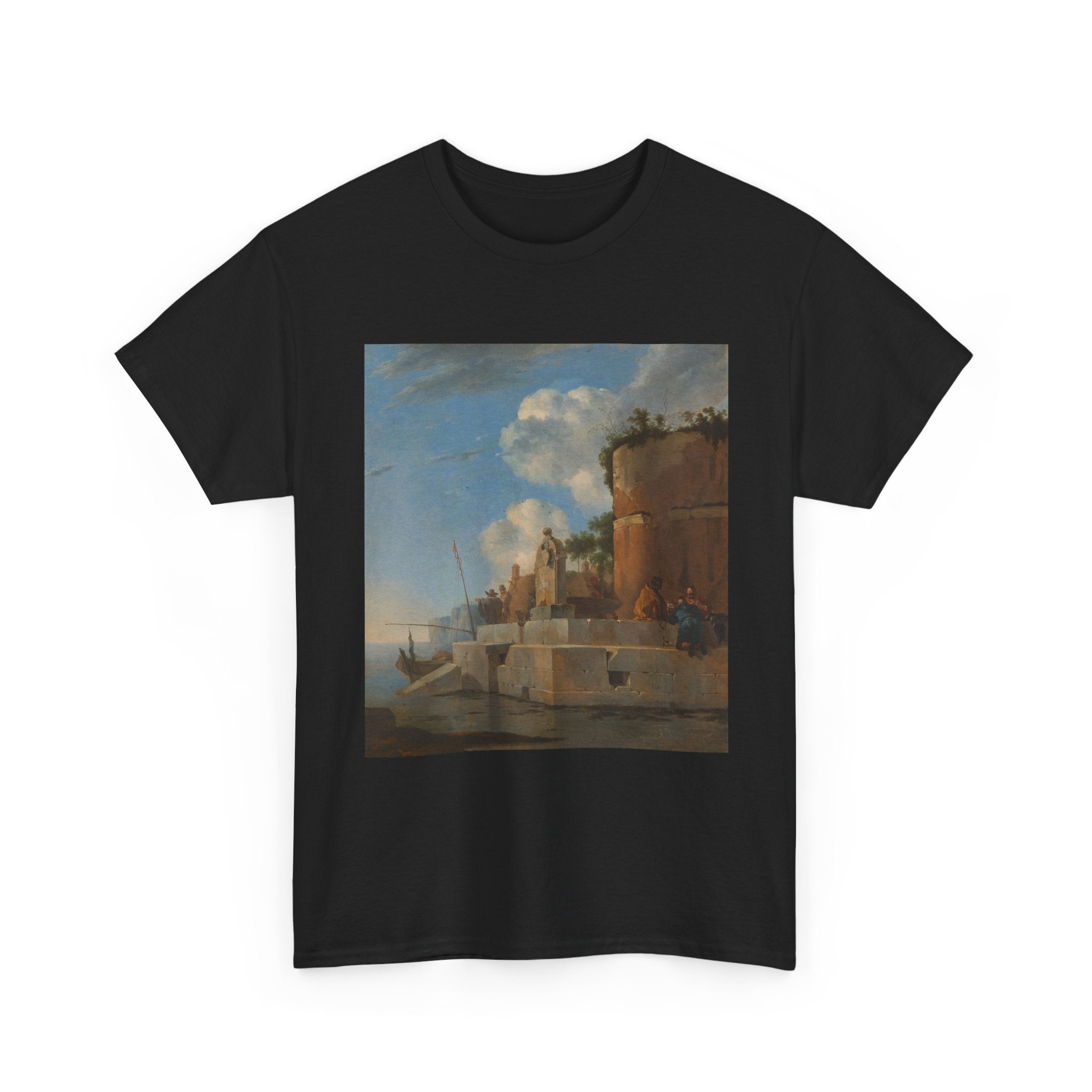 Art Tee – A Coastal Ruin in Italy