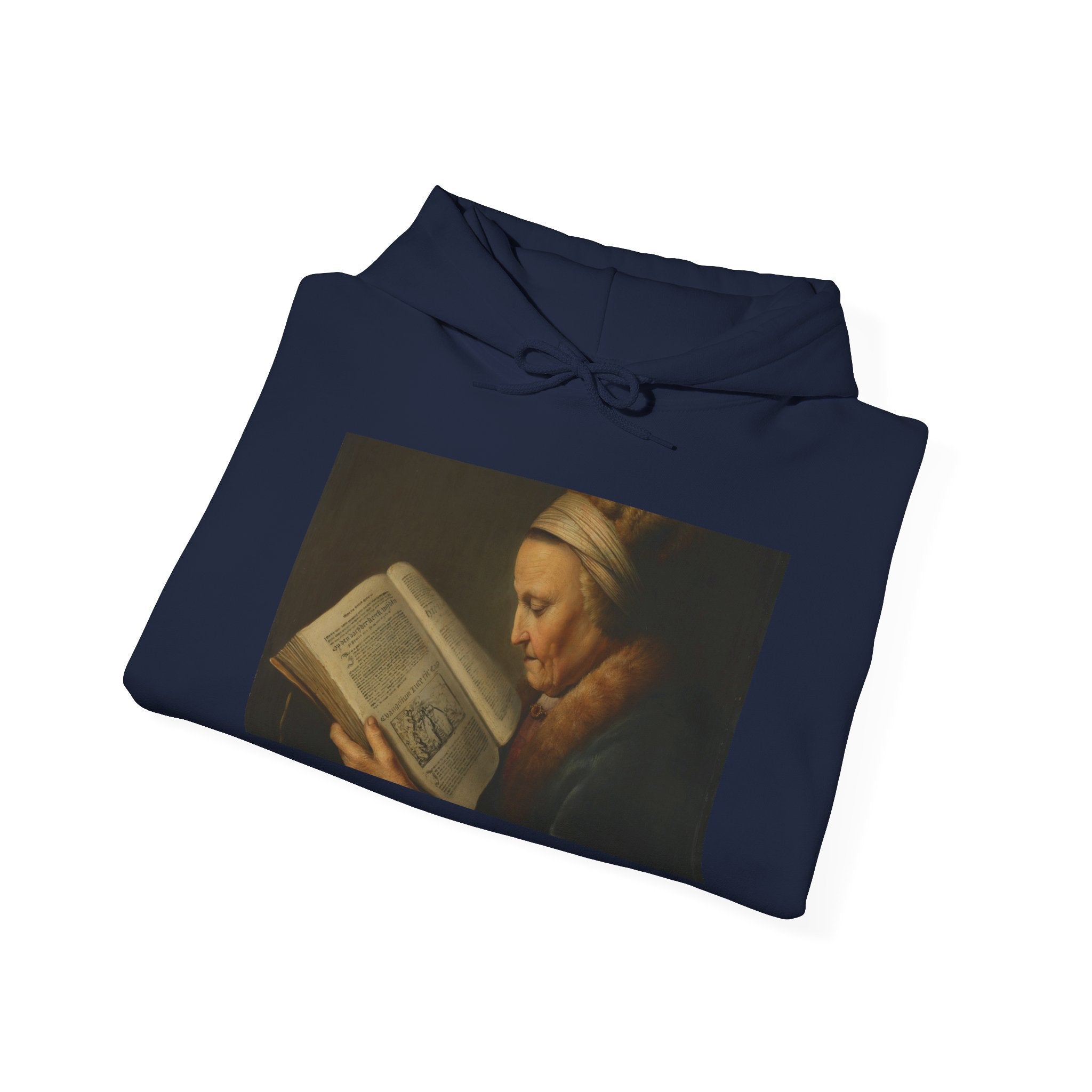 Art Hoodie – Old Woman Reading