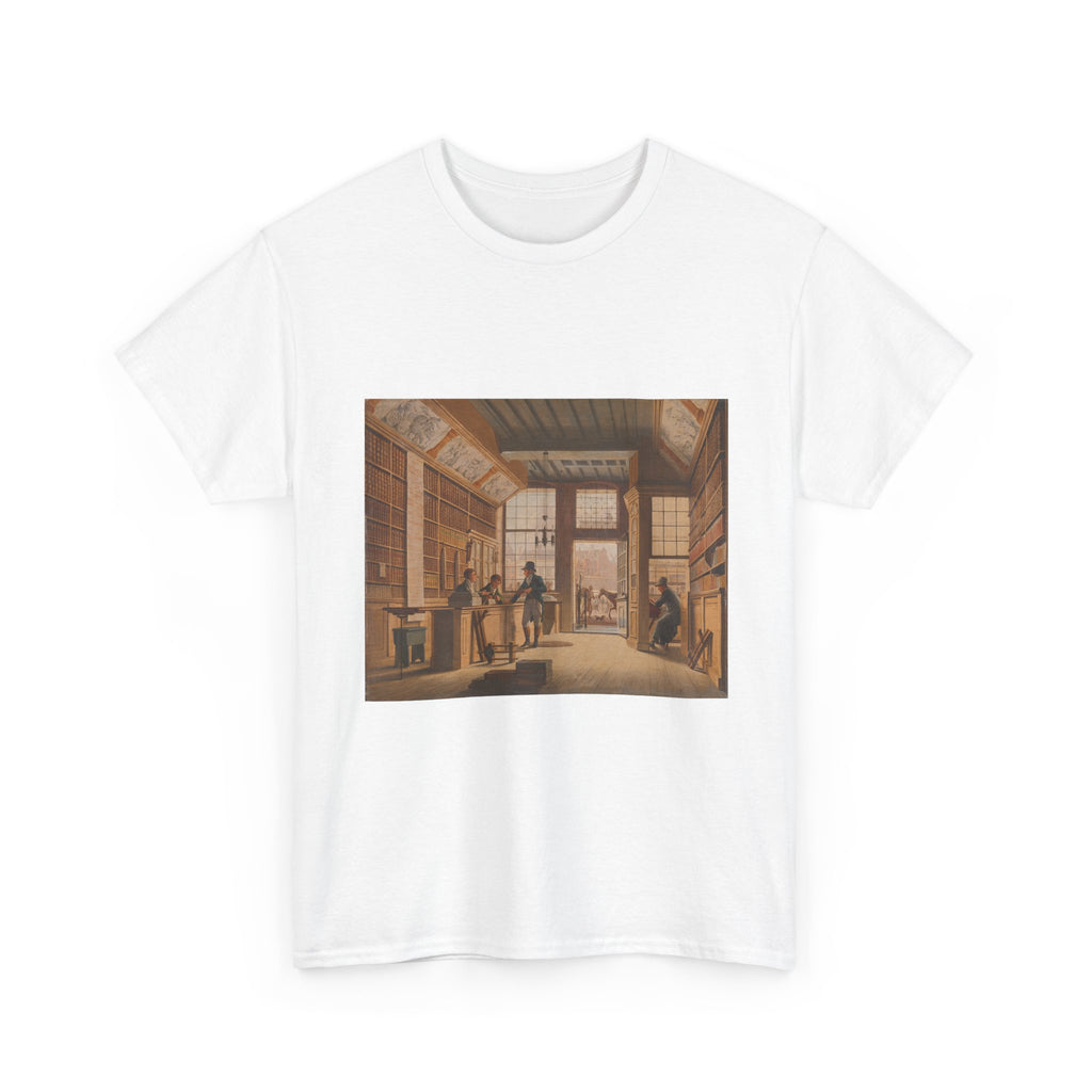 Art Tee – The Shop of the Bookdealer Pieter Meijer Warnars on the Vijgendam in Amsterdam