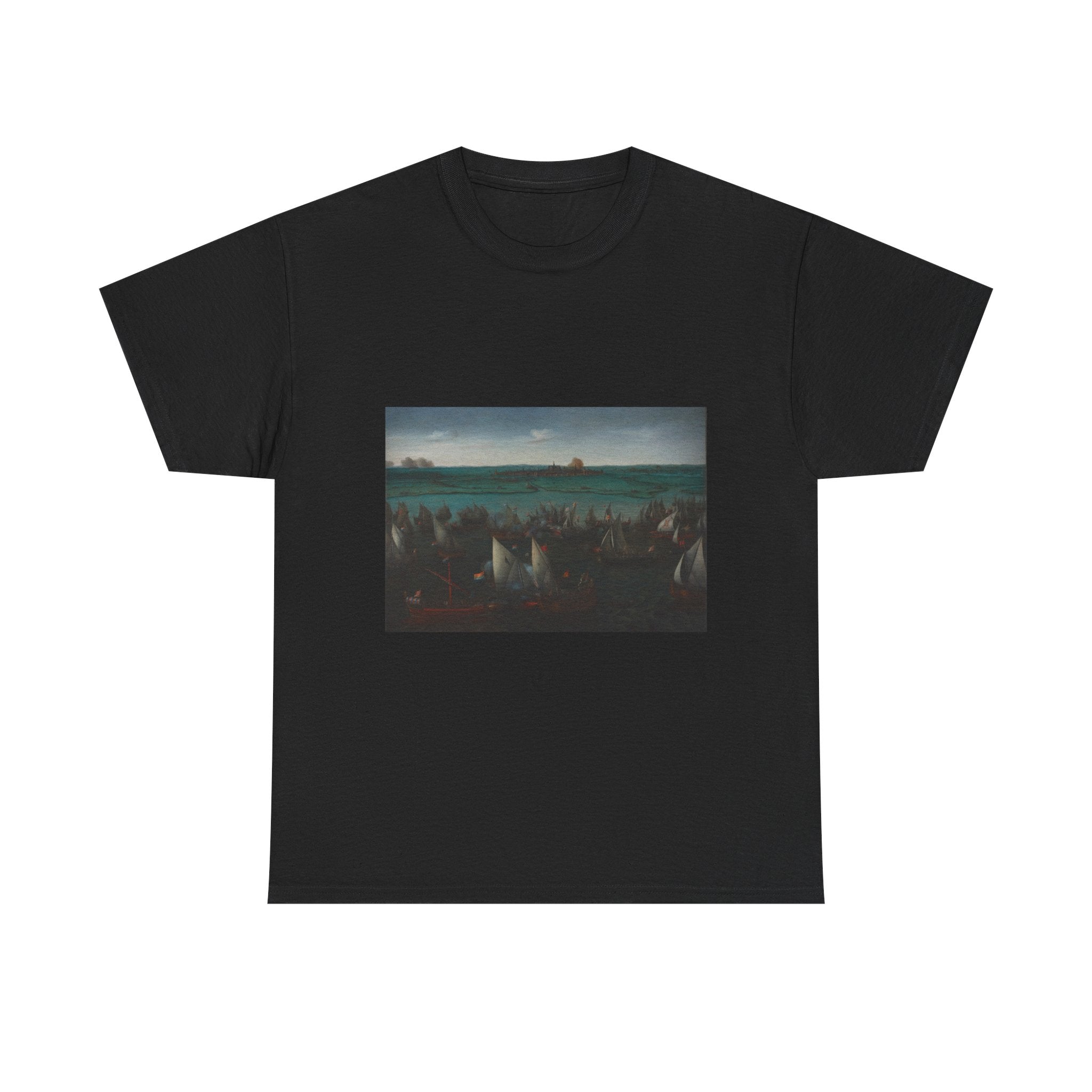 Art Tee – Battle between Dutch and Spanish Ships on the Haarlemmermeer