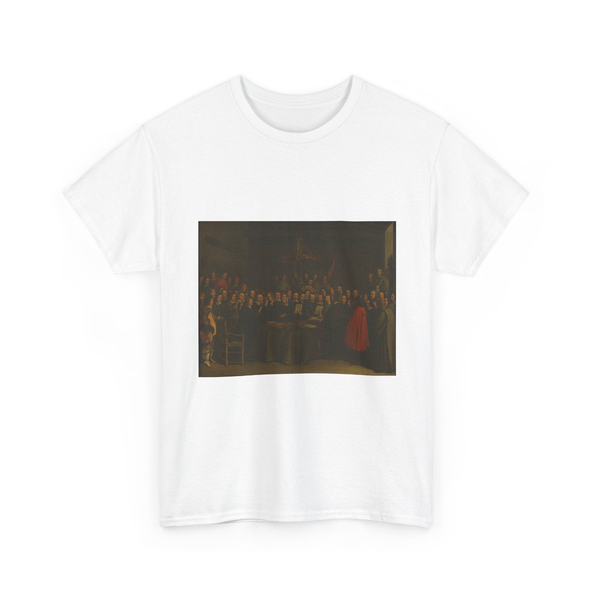 Art Tee – Ratification of the Peace of Münster between Spain and the Dutch Republic in the Town Hall of Münster, 15 May 1648