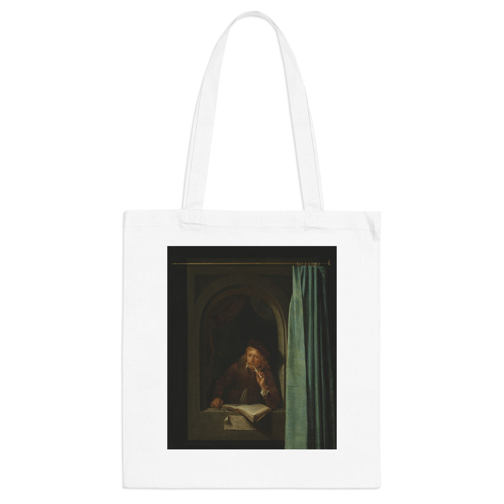 Art Tote Bag – Man Smoking a Pipe