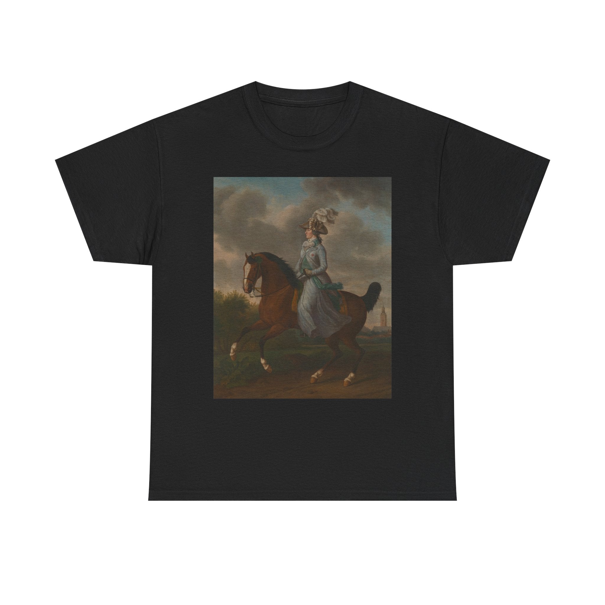 Art Tee – Frederika Sophia Wilhelmina of Pruissia (1751-1820), Equestrian portrait of the Wife of Prince Willem V