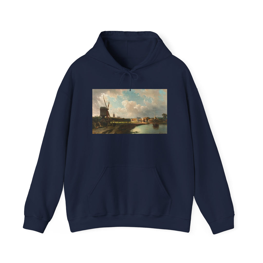 Art Hoodie – View of The Hague from the Delftse Vaart in the Seventeenth Century