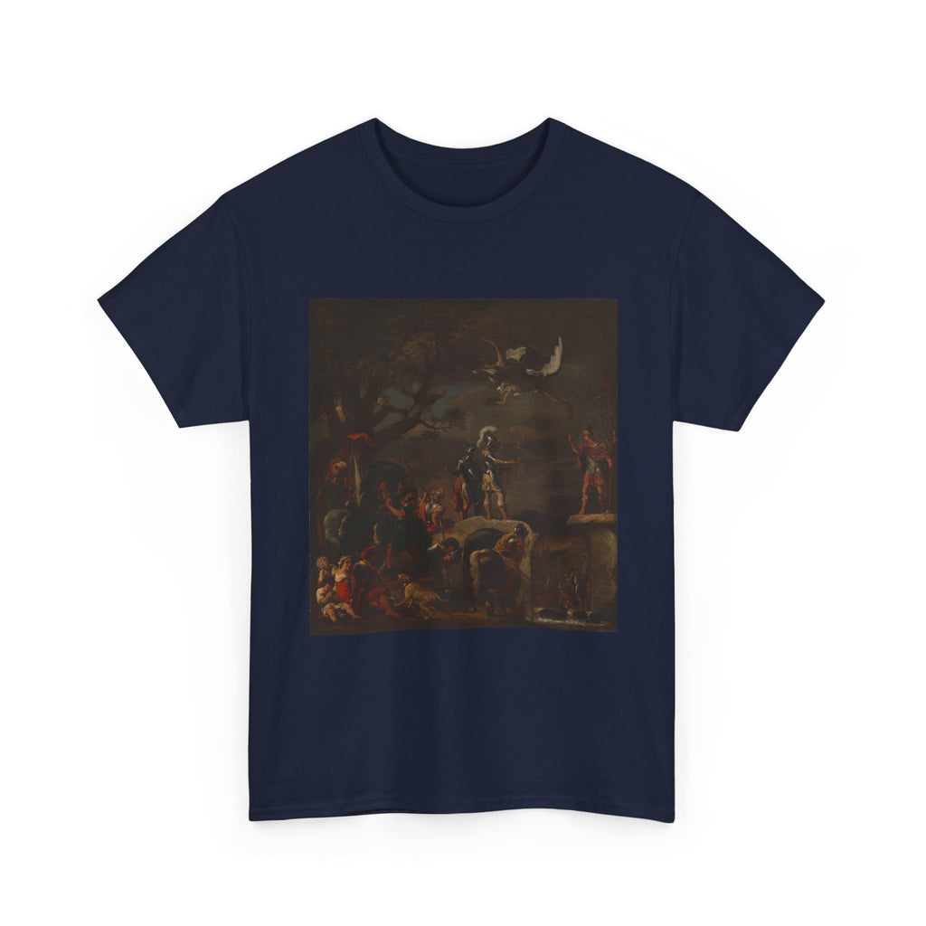 Art Tee – The Peace Negotiations between Claudius Civilis and Quintus Petillius Cerealis on the Demolished Bridge.