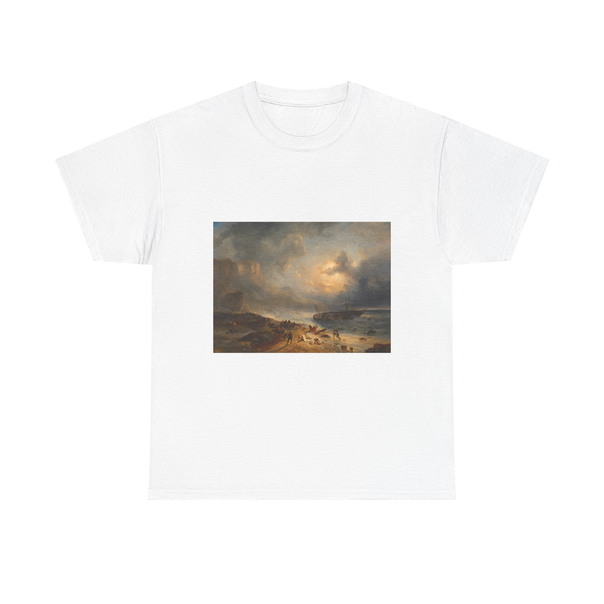 Art Tee – Shipwreck off a Rocky Coast