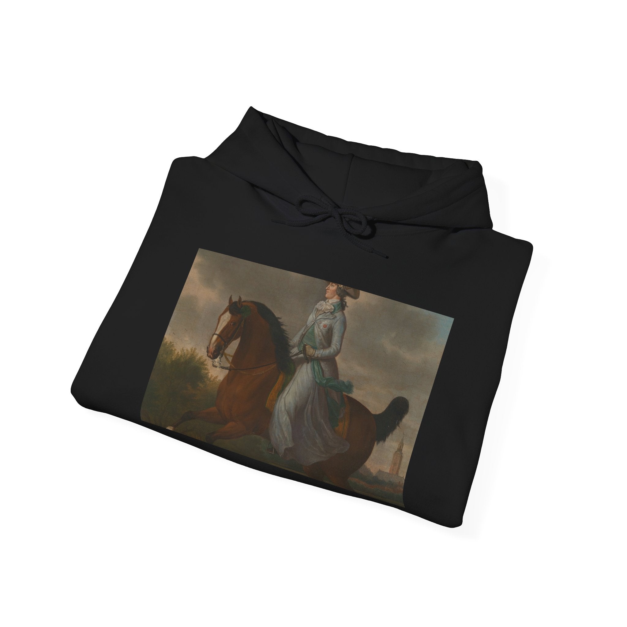 Art Hoodie – Frederika Sophia Wilhelmina of Pruissia (1751-1820), Equestrian portrait of the Wife of Prince Willem V