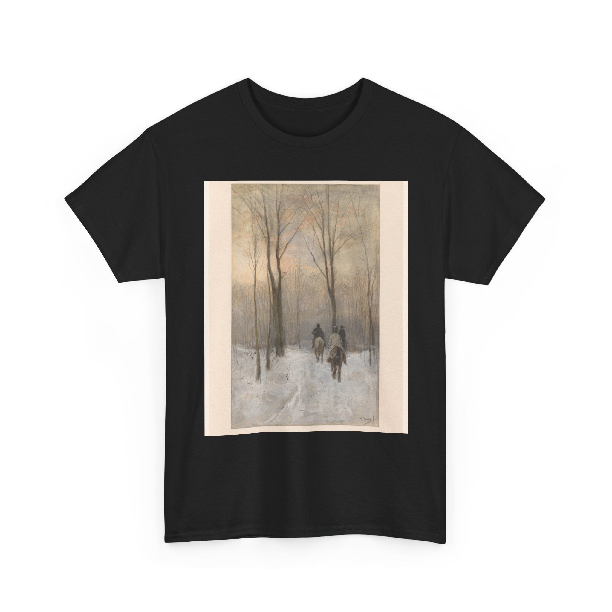 Art Tee – Riders in the Snow in the Haagse Bos