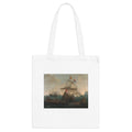 Art Tote Bag – Dutch Ships Ramming Spanish Galleys near Calais, 3 October 1602