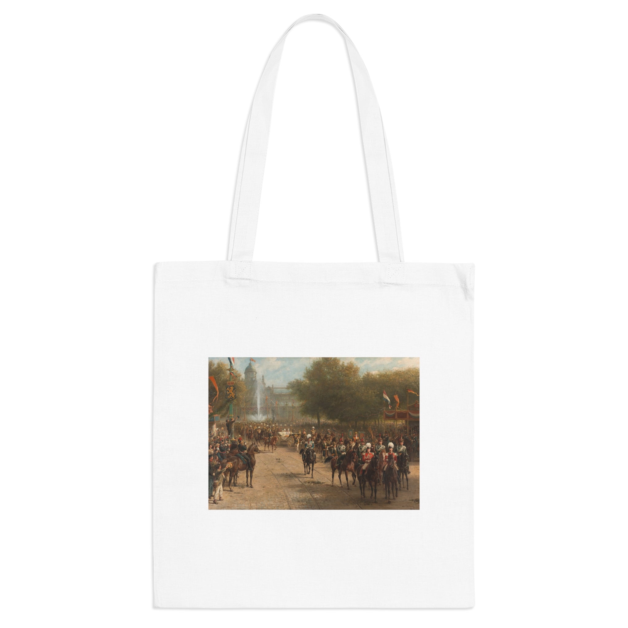 Art Tote Bag – The Frederiksplein, Amsterdam, during the Entry of Queen Wilhelmina, 5 September 1898