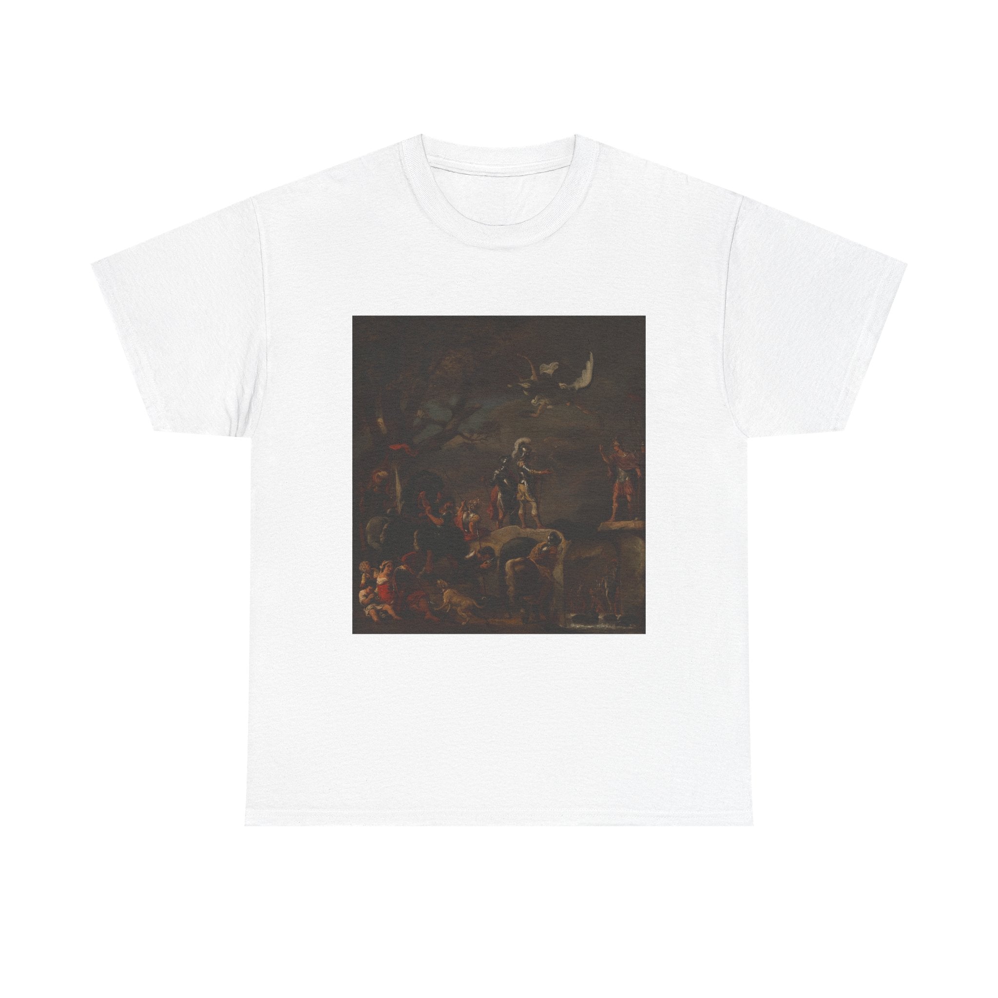 Art Tee – The Peace Negotiations between Claudius Civilis and Quintus Petillius Cerealis on the Demolished Bridge.