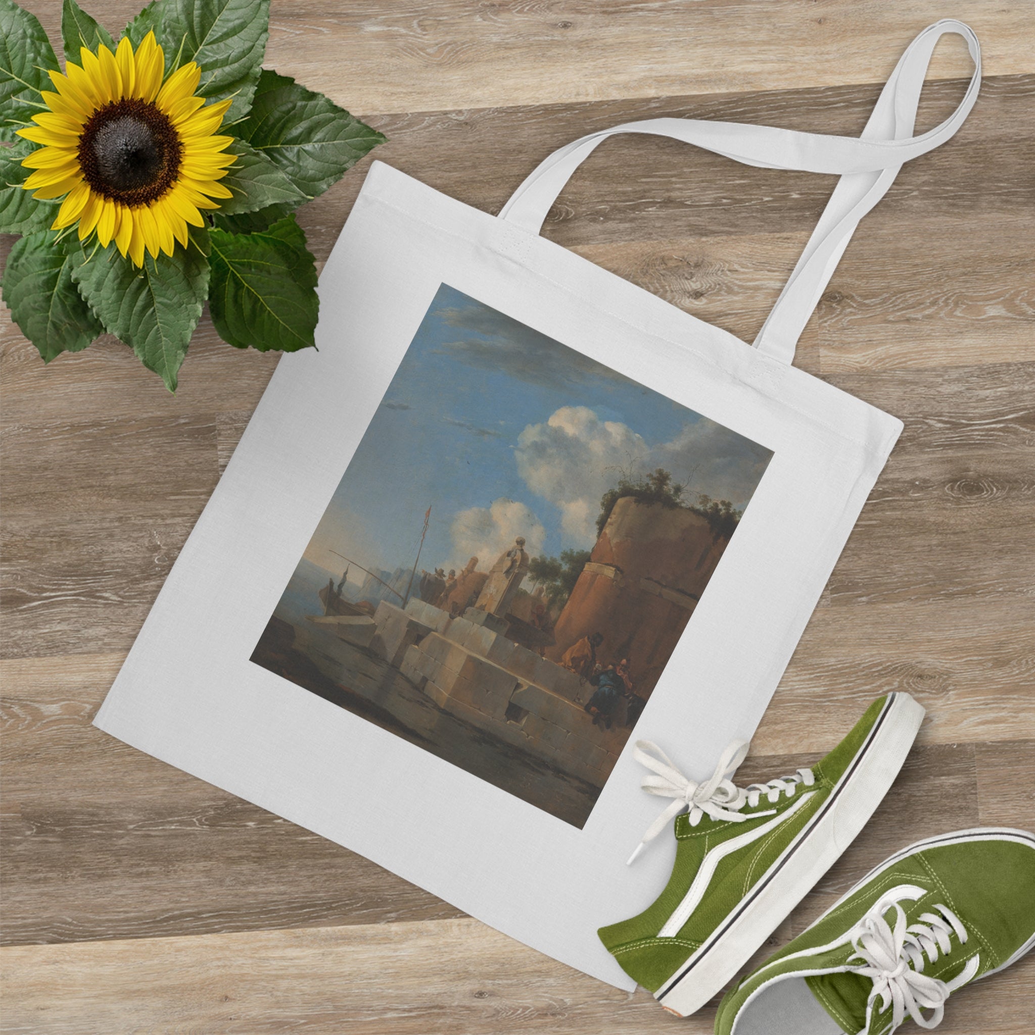 Art Tote Bag – A Coastal Ruin in Italy