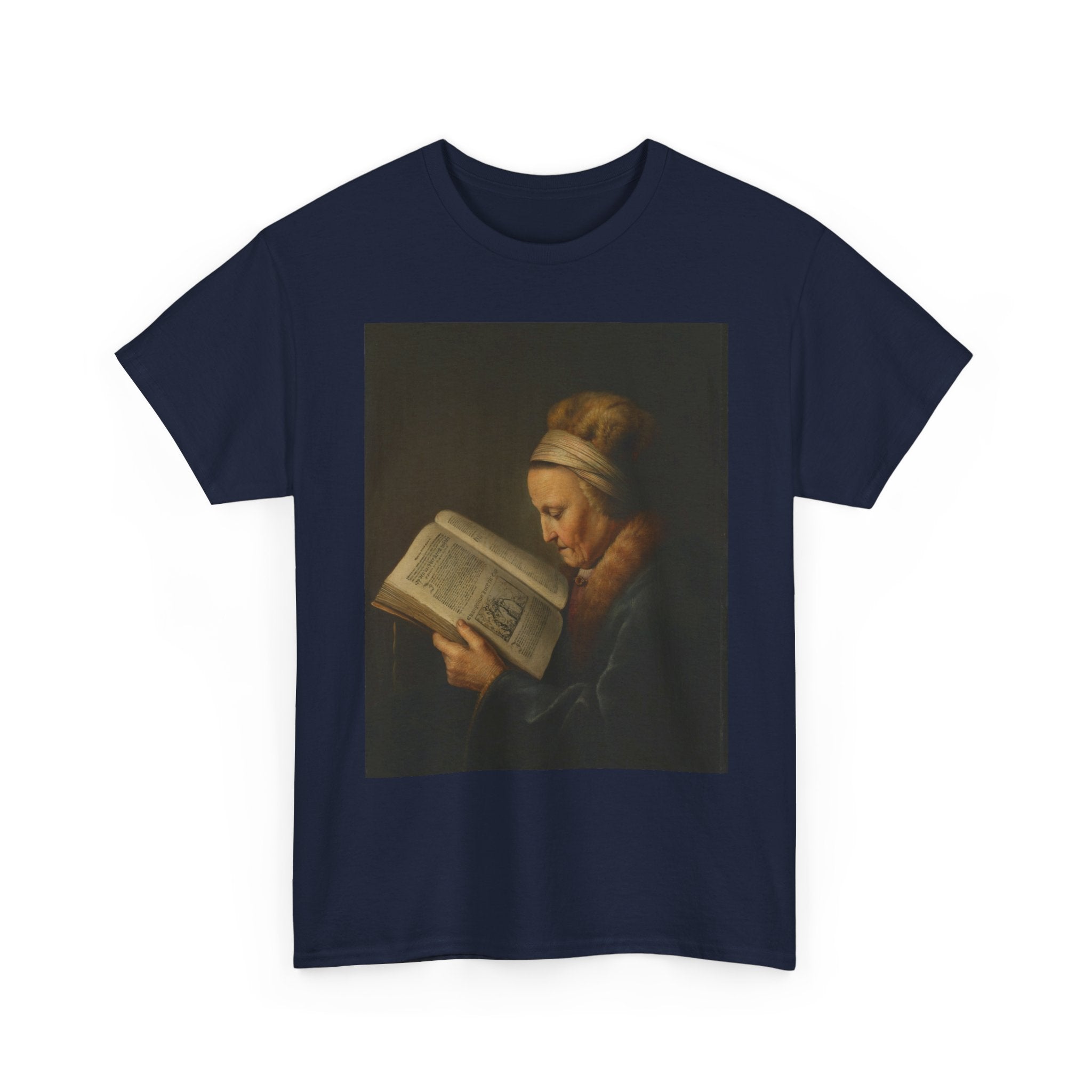 Art Tee – Old Woman Reading