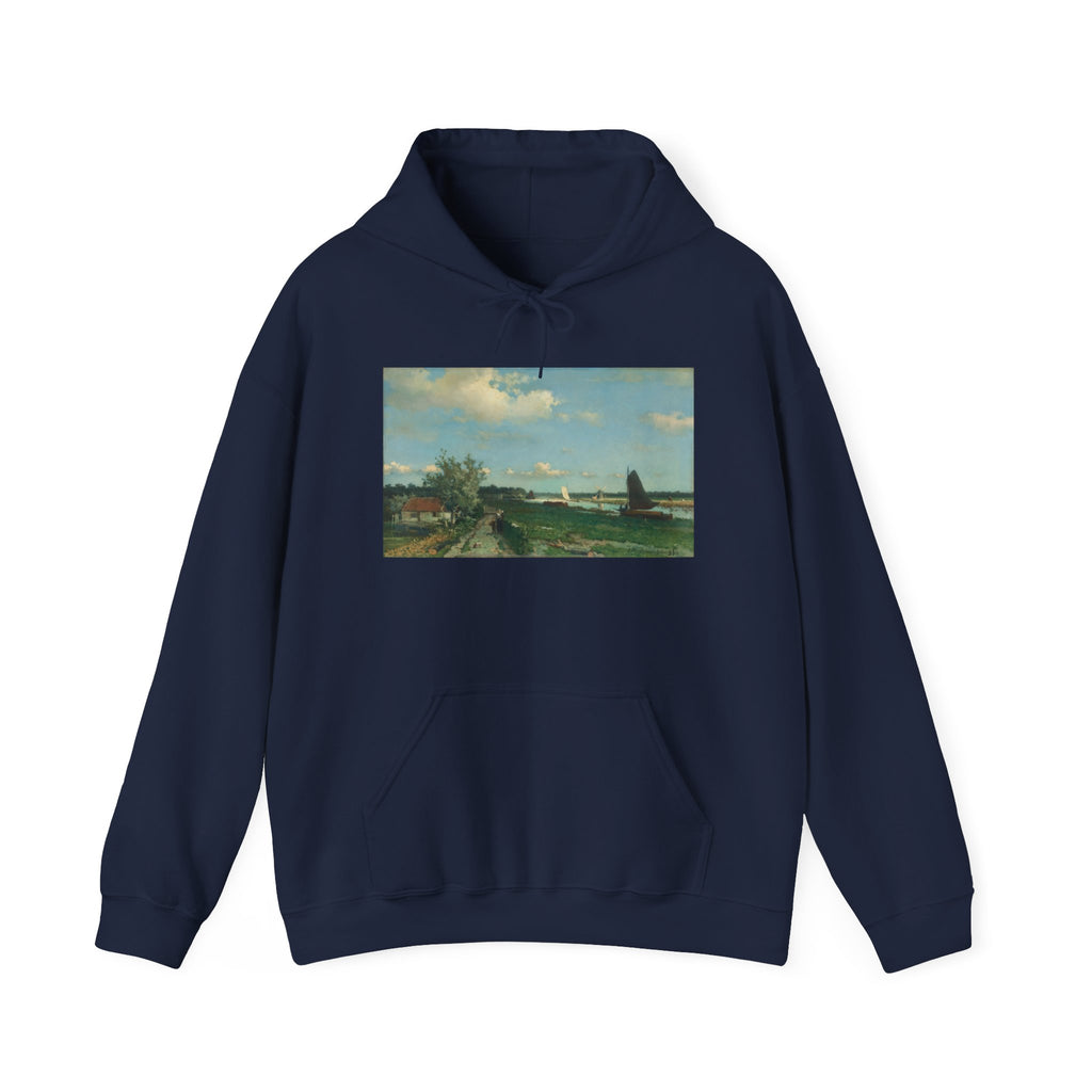Art Hoodie – The Trekvliet Shipping Canal near Rijswijk, known as the ‘View near the Geest Bridge’