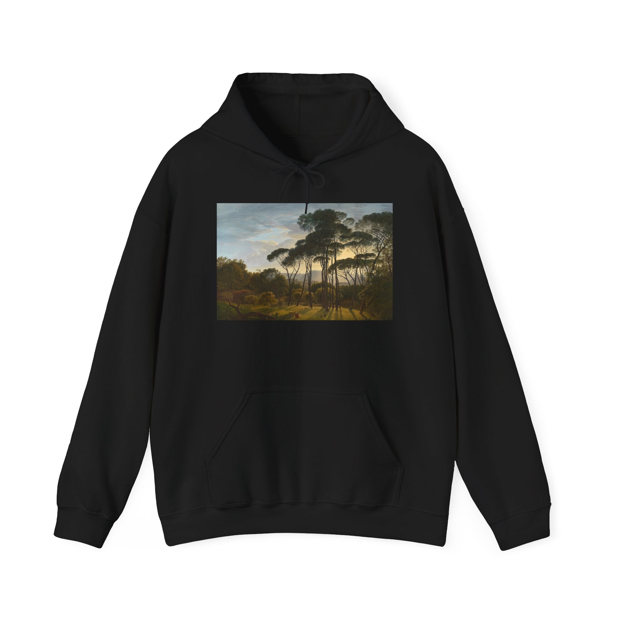 Art Hoodie – Italian Landscape with Umbrella Pines