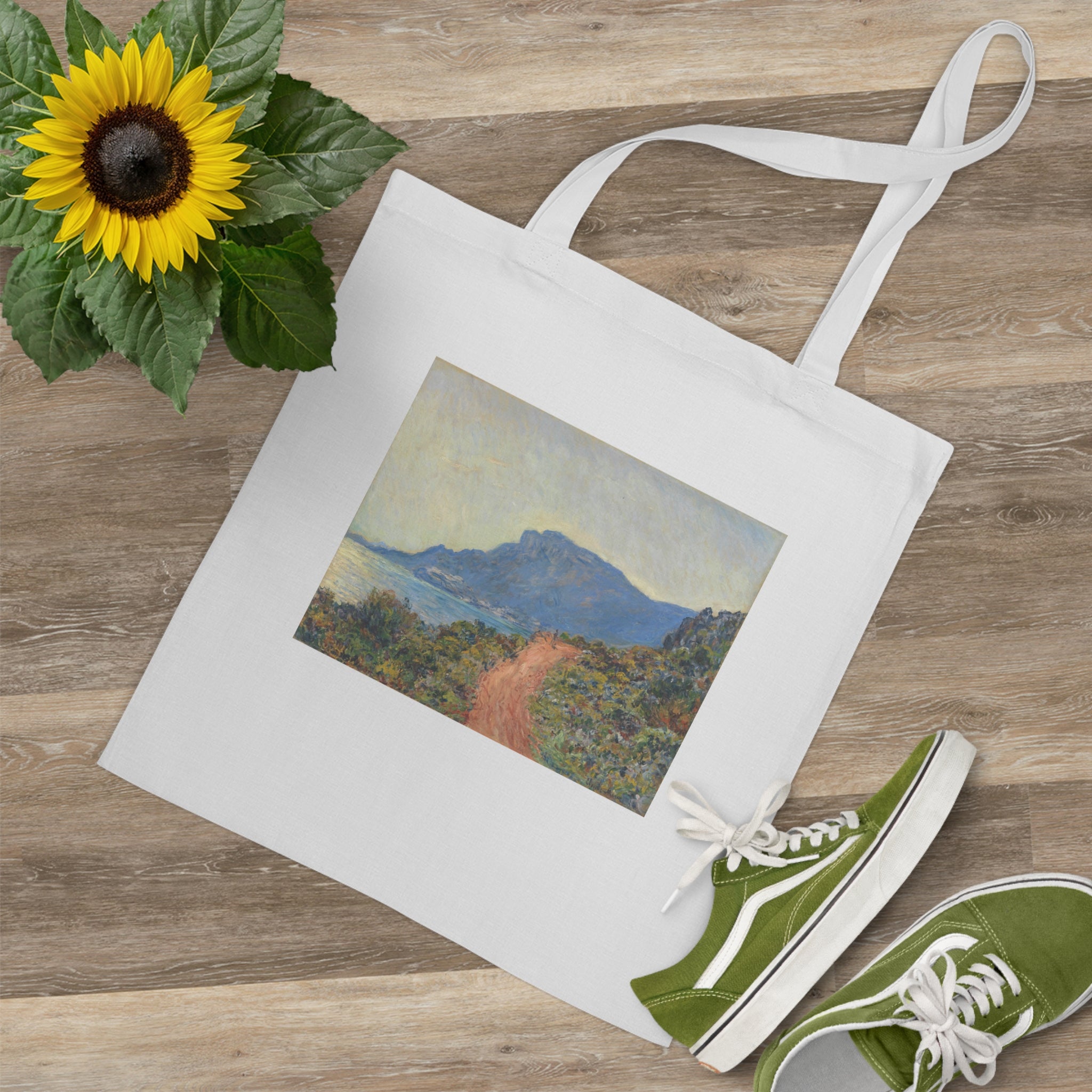 Art Tote Bag – La Corniche near Monaco