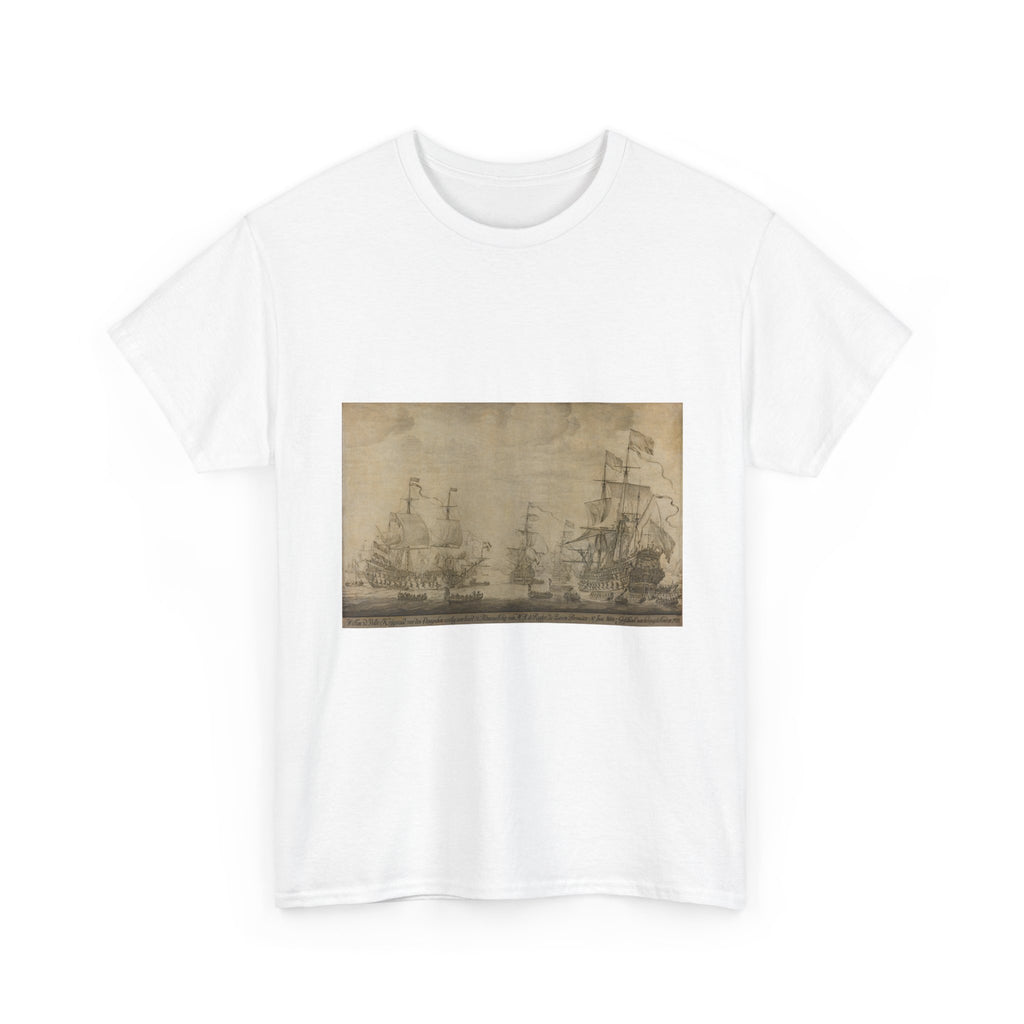 Art Tee – "Council of War aboard ""The Seven Provinces"", the Flagship of Michiel Adriaenszoon de Ruyter, 10 June 1666, preceding the Four Days' Battle: episode from the Second Anglo-Dutch War"