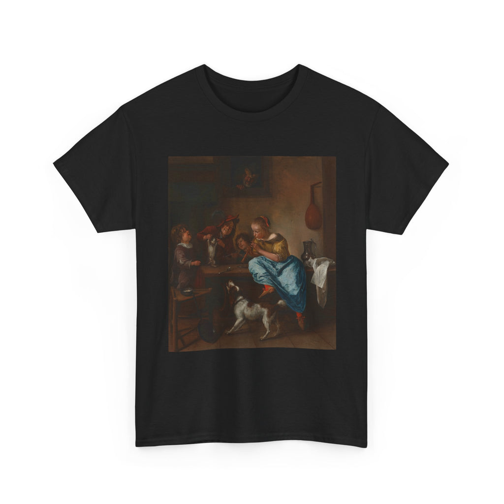 Art Tee – Children Teaching a Cat to Dance, Known as The Dancing Lesson