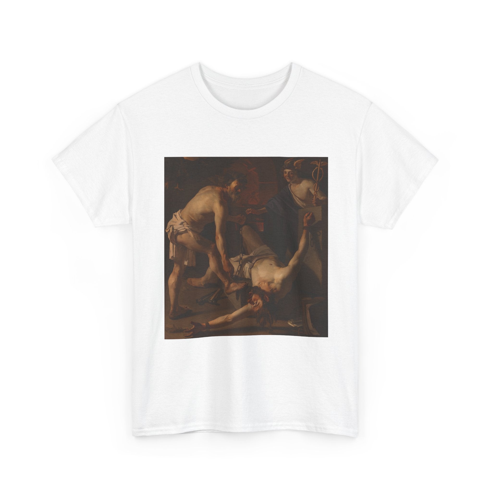 Art Tee – Prometheus Being Chained by Vulcan