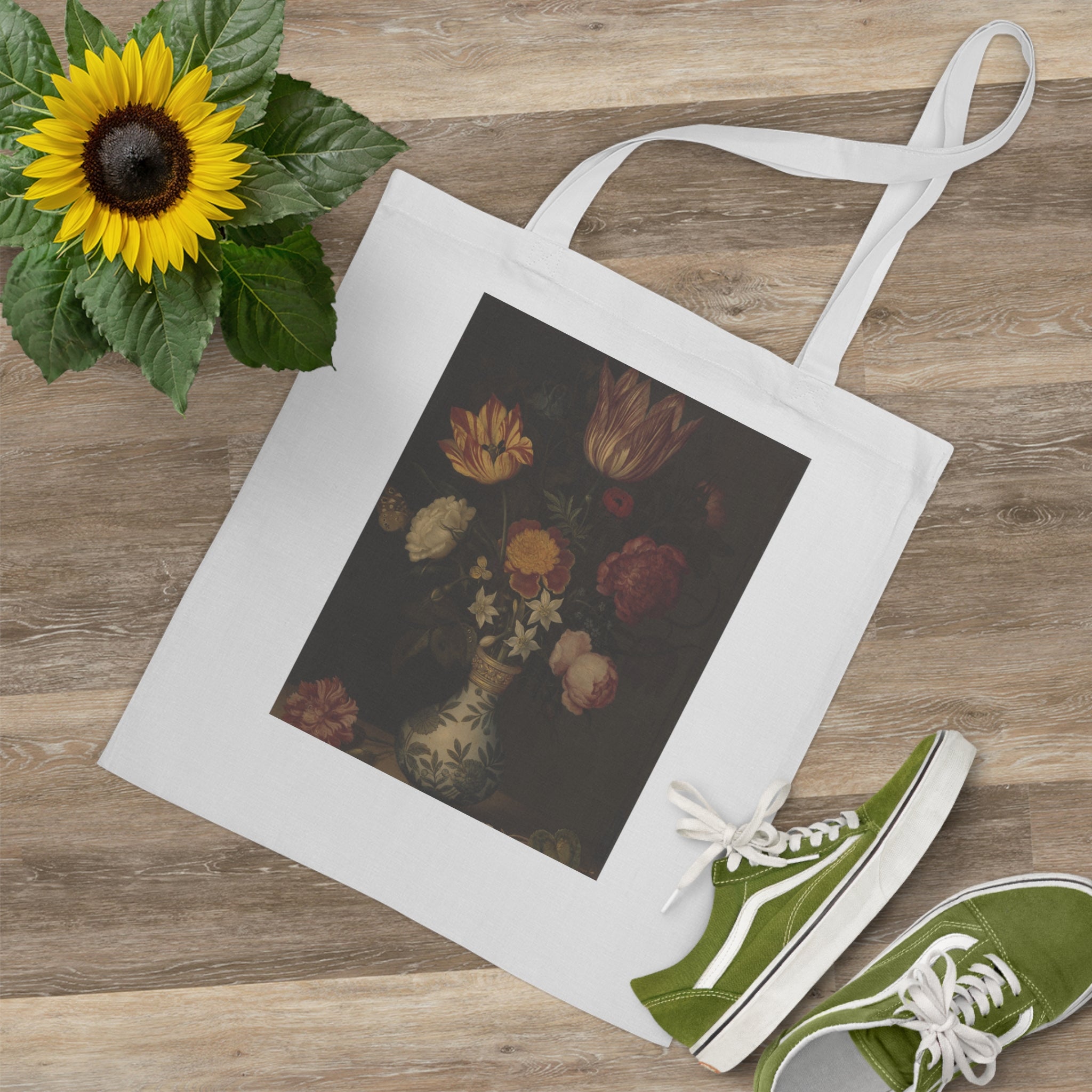 Art Tote Bag – Still Life with Flowers in a Wan-Li Vase