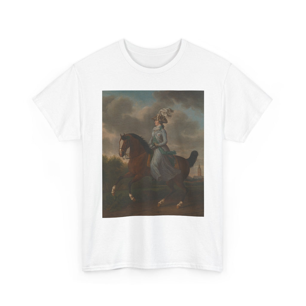 Art Tee – Frederika Sophia Wilhelmina of Pruissia (1751-1820), Equestrian portrait of the Wife of Prince Willem V