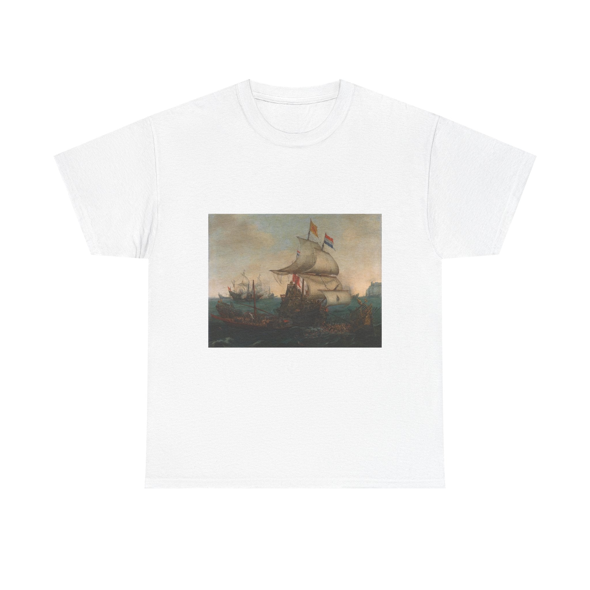 Art Tee – Dutch Ships Ramming Spanish Galleys near Calais, 3 October 1602