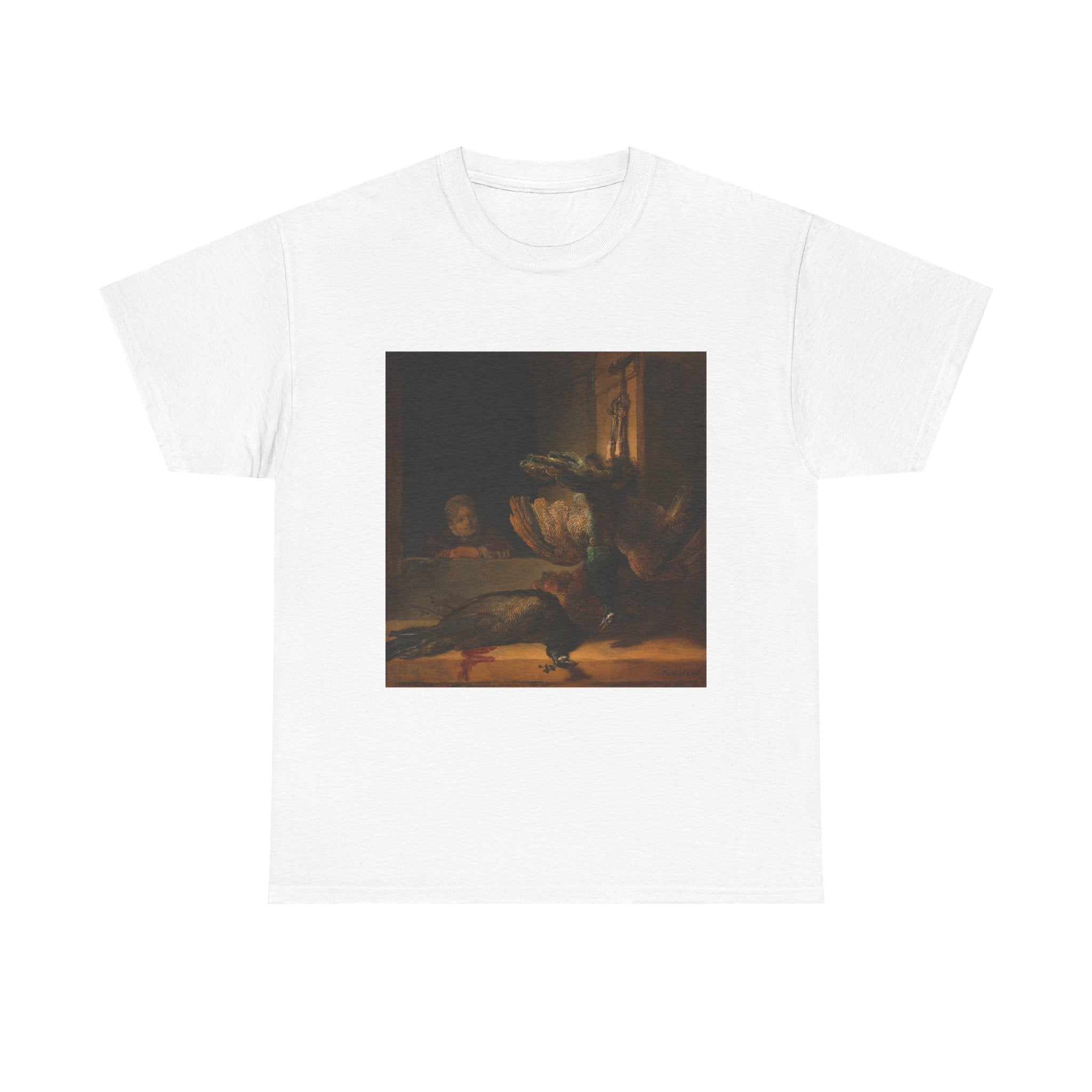 Art Tee – Still Life with Peacocks