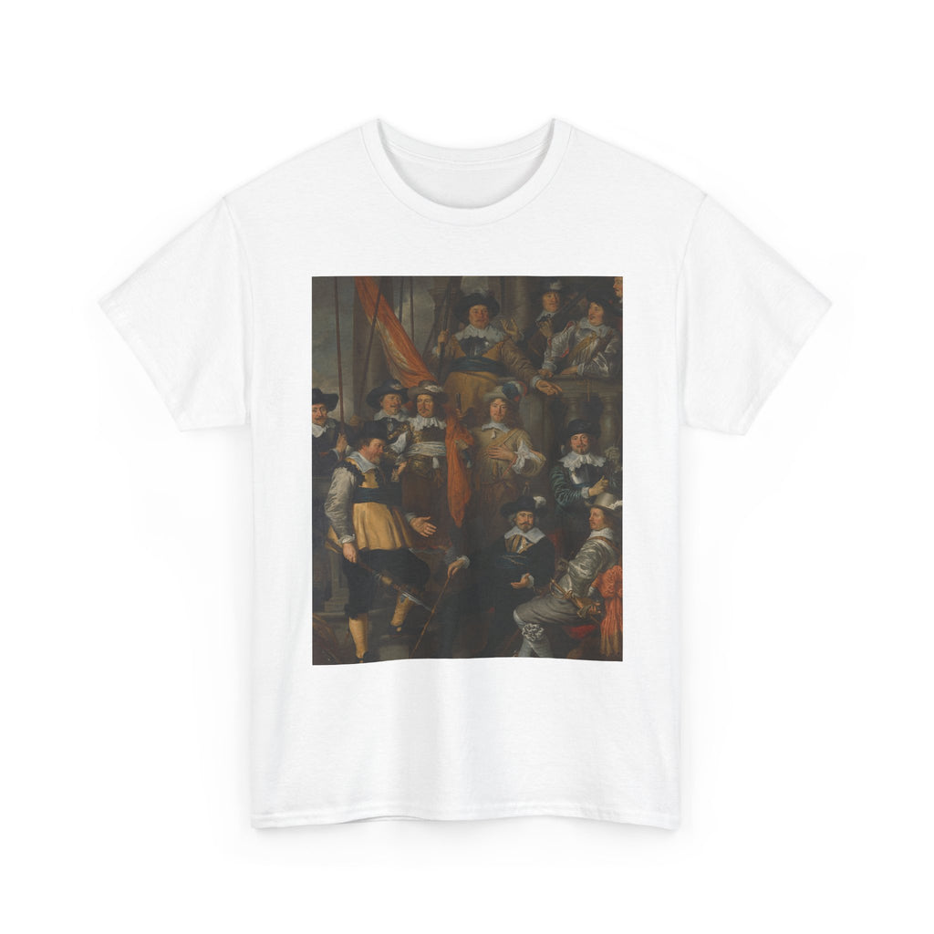 Art Tee – Officers and Other Civic Guardsmen of District XVIII in Amsterdam, under the Command of Captain Albert Dircksz Bas and Lieutenant Lucas Pietersz Conijn