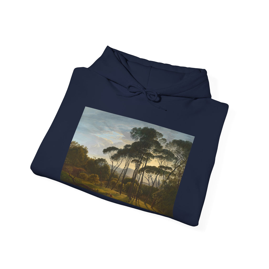 Art Hoodie – Italian Landscape with Umbrella Pines
