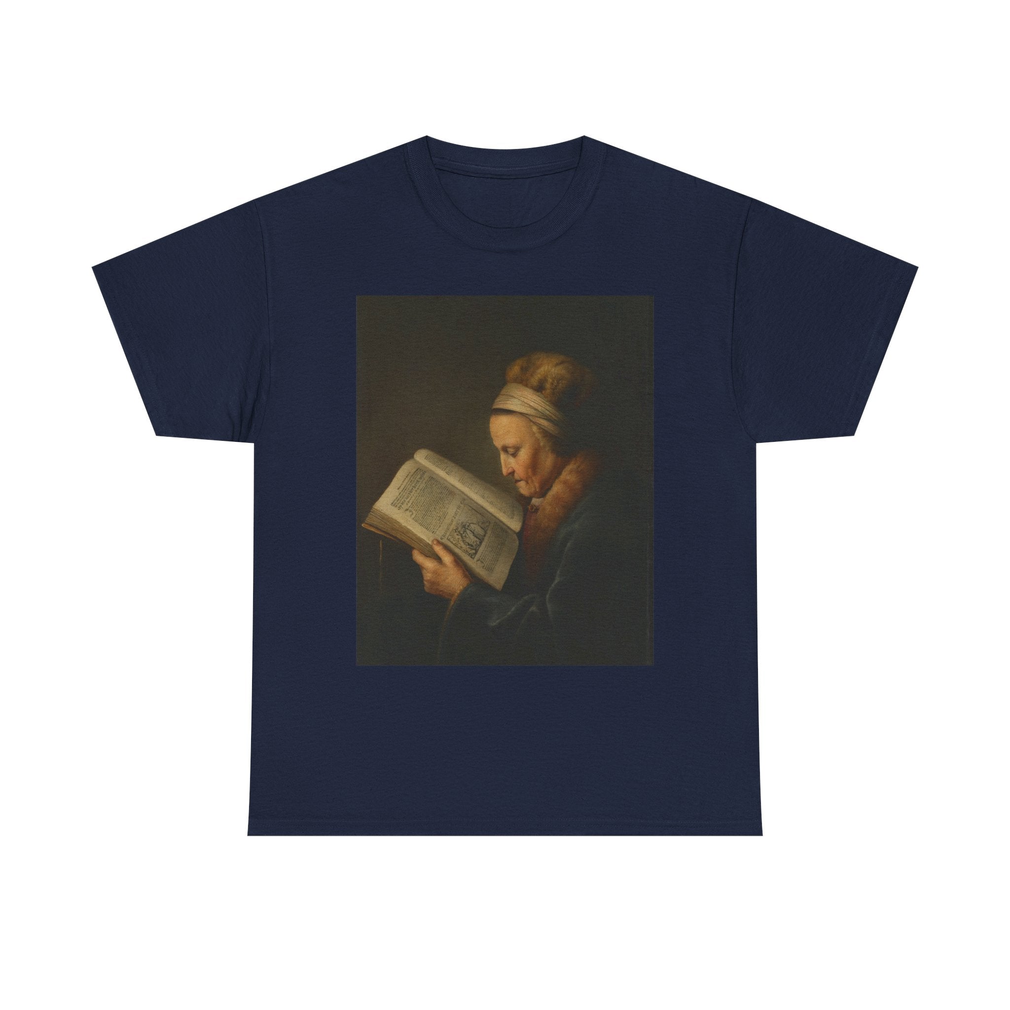 Art Tee – Old Woman Reading
