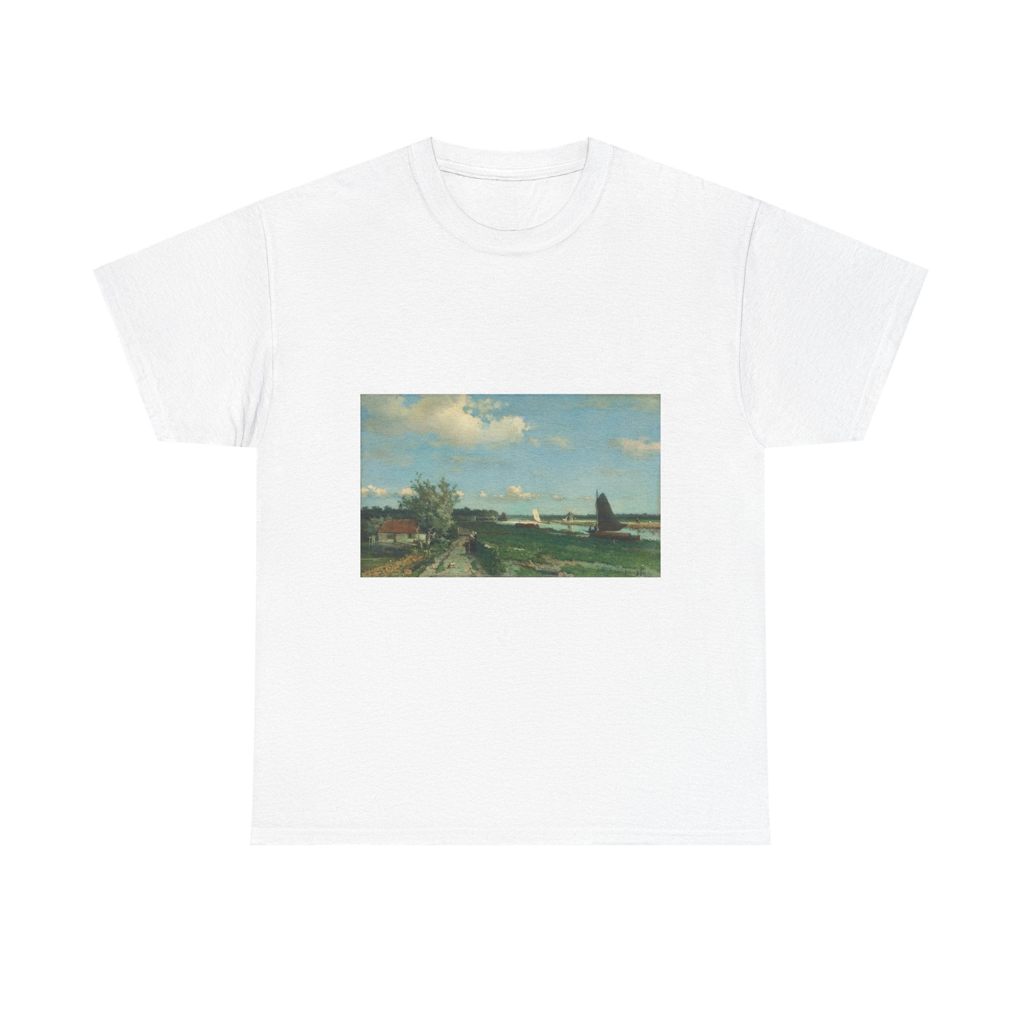 Art Tee – The Trekvliet Shipping Canal near Rijswijk, known as the ‘View near the Geest Bridge’