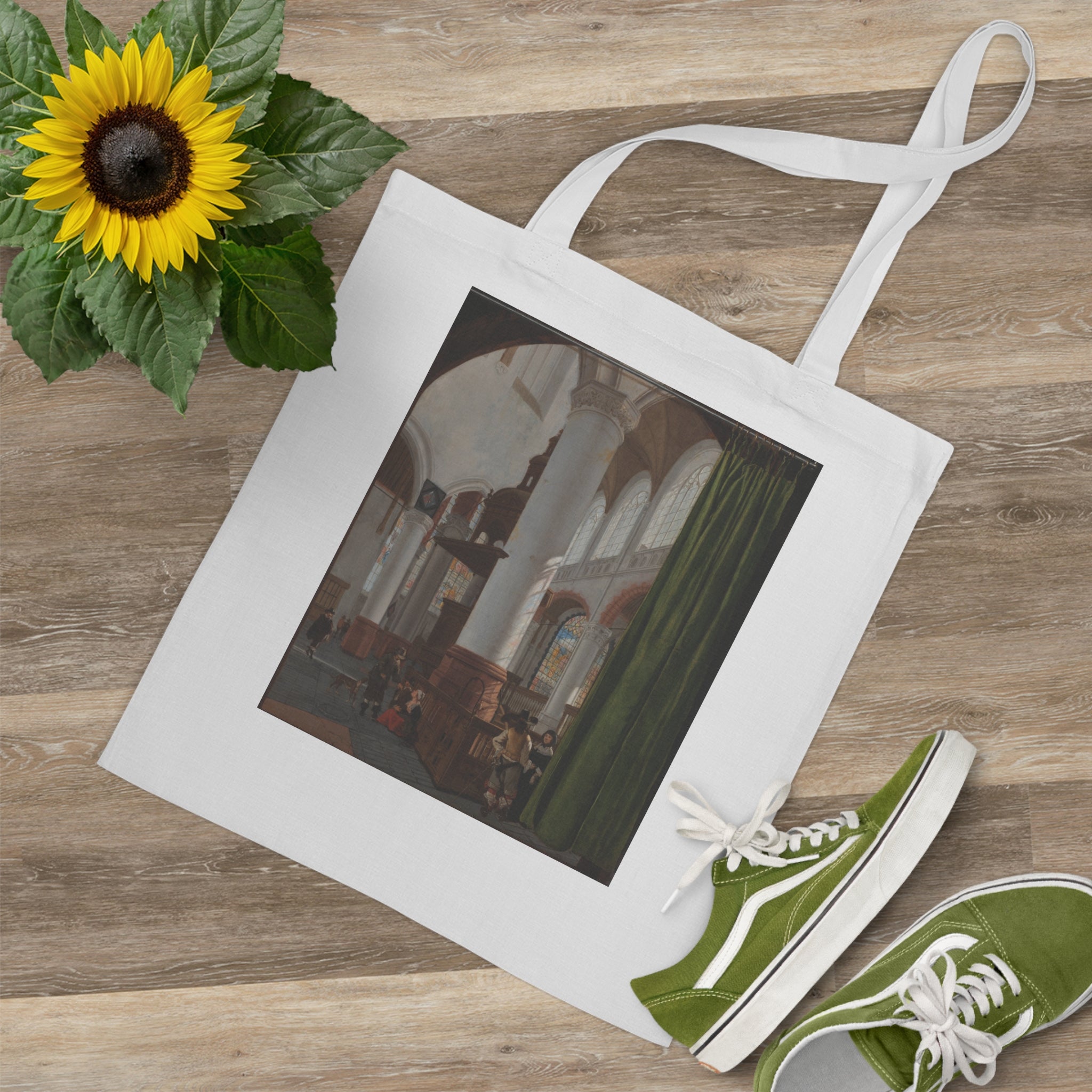Art Tote Bag – Interior of the Oude Kerk in Delft