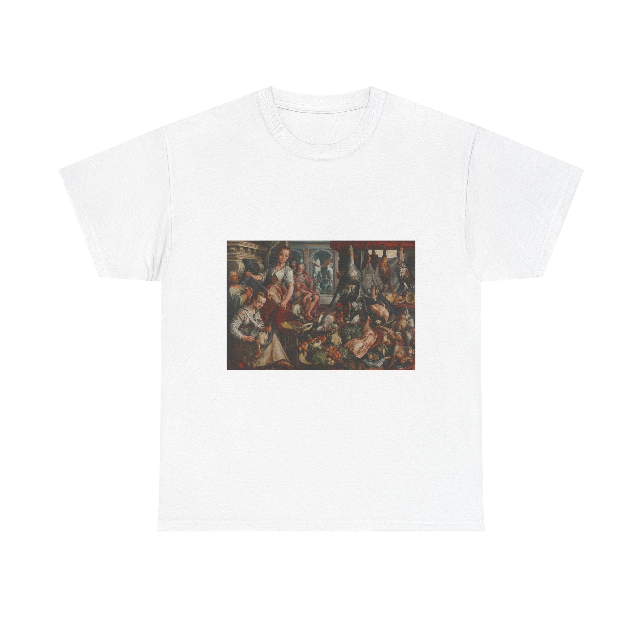 Art Tee – The Well-stocked Kitchen, with Jesus in het House of Martha and Mary in the Background