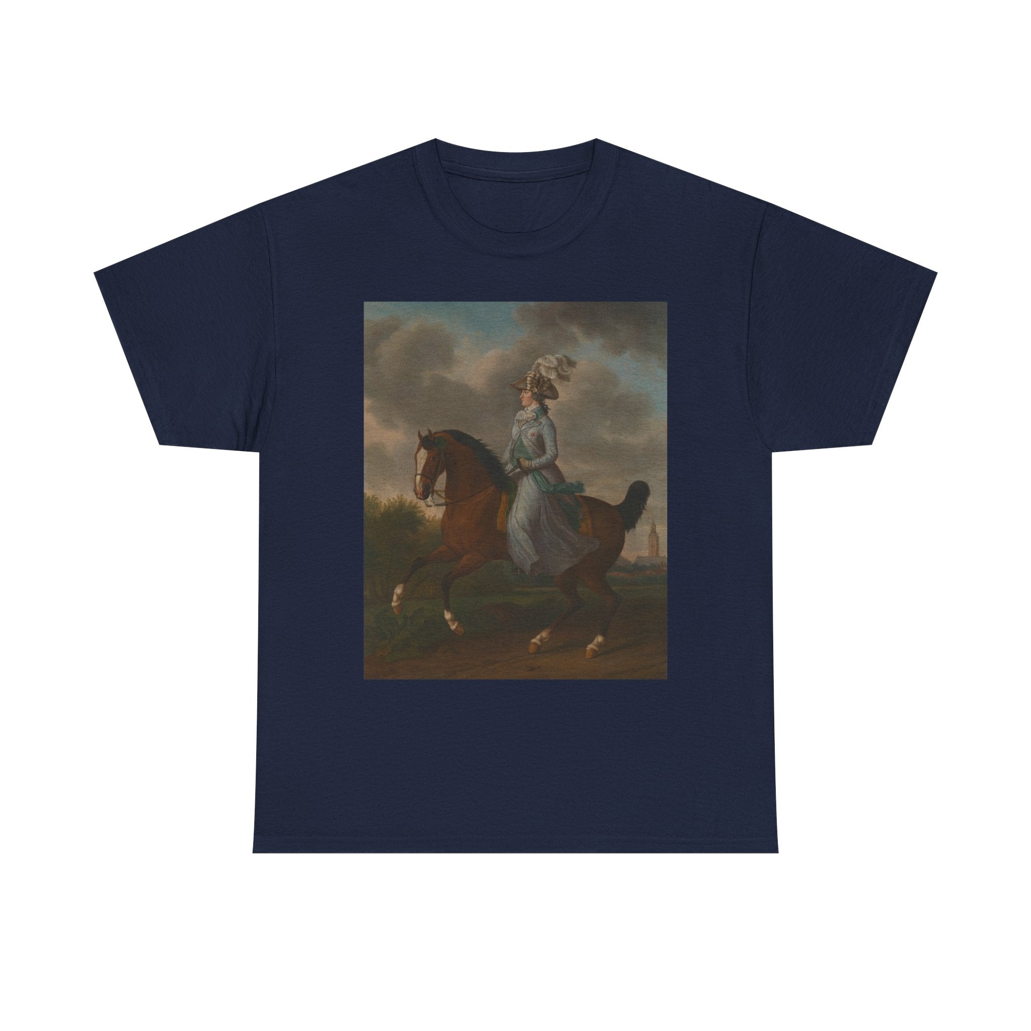 Art Tee – Frederika Sophia Wilhelmina of Pruissia (1751-1820), Equestrian portrait of the Wife of Prince Willem V