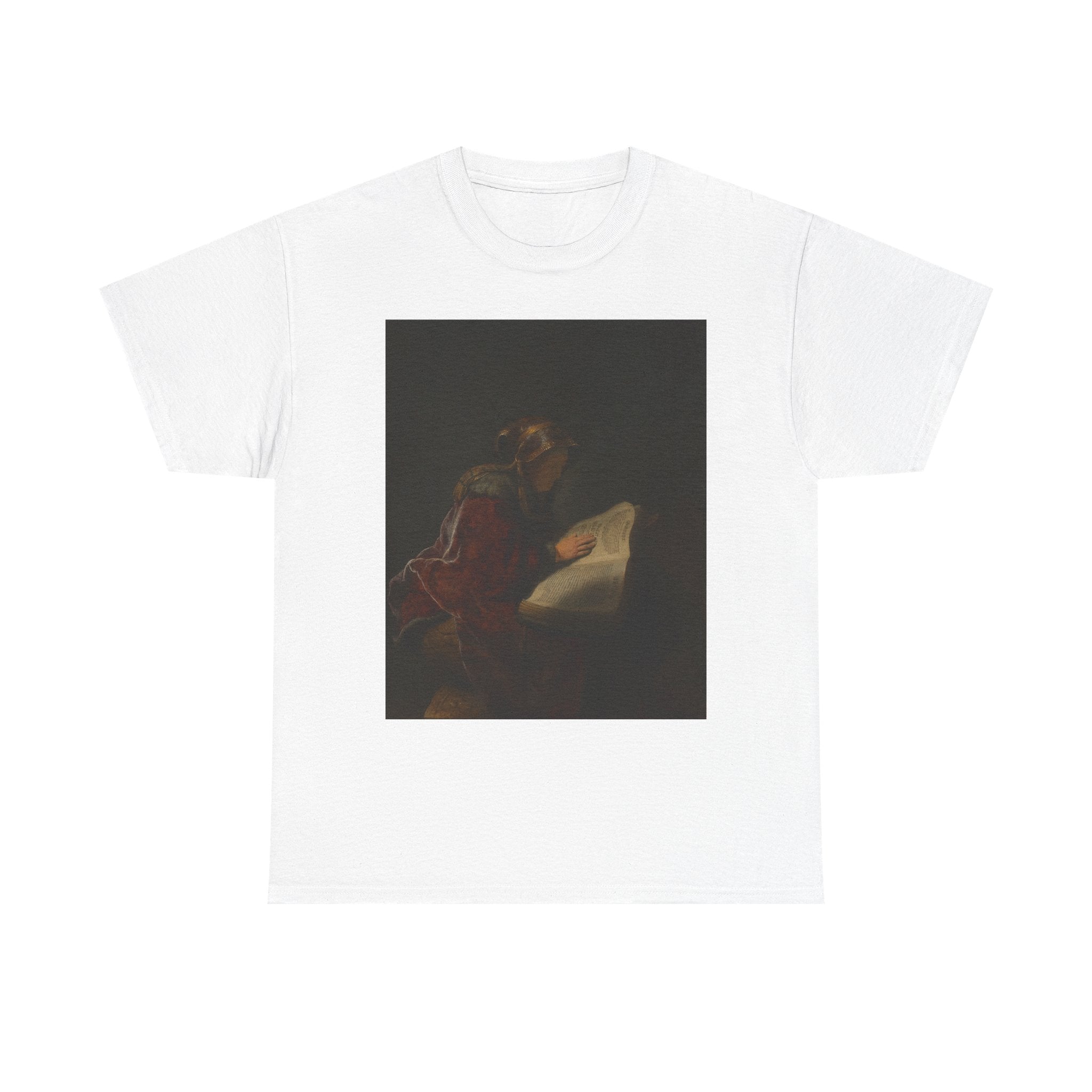 Art Tee – Old Woman Reading, Probably the Prophetess Anna