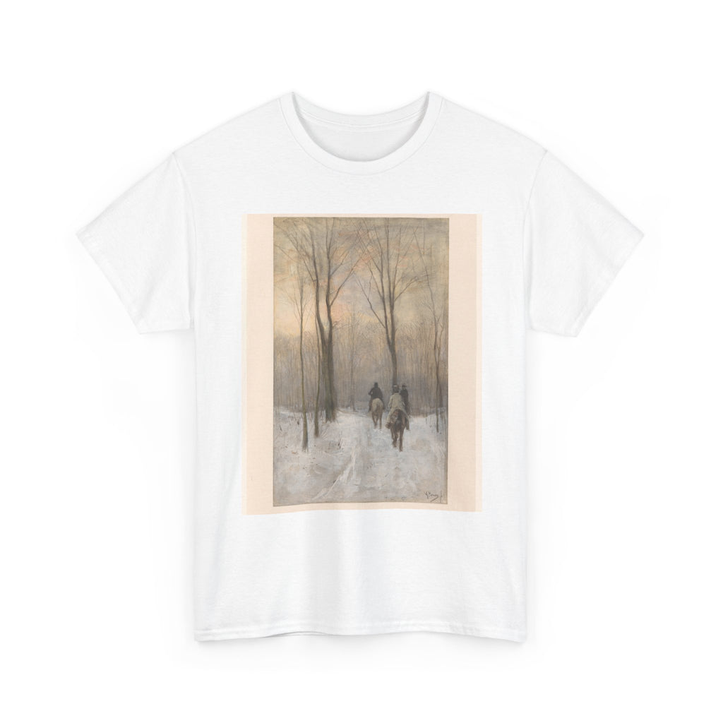 Art Tee – Riders in the Snow in the Haagse Bos