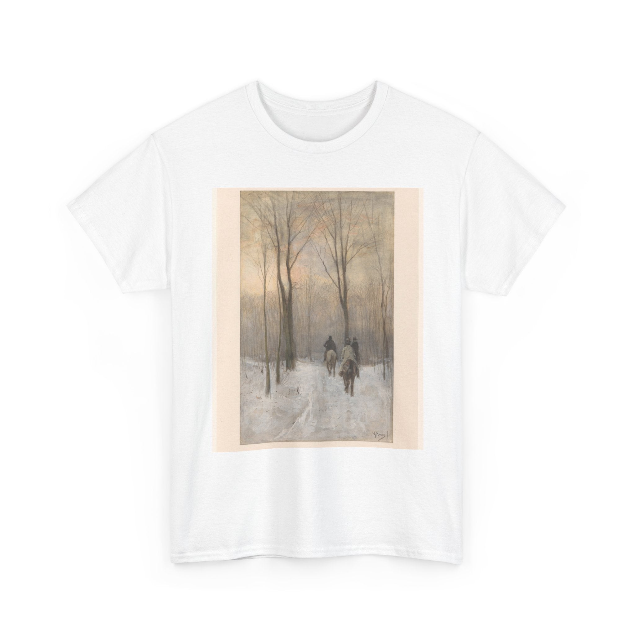 Art Tee – Riders in the Snow in the Haagse Bos
