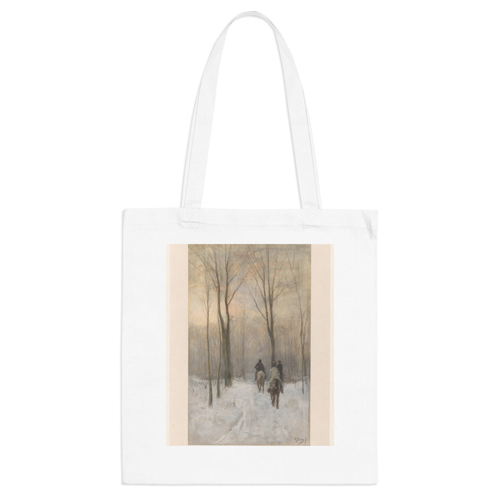 Art Tote Bag – Riders in the Snow in the Haagse Bos