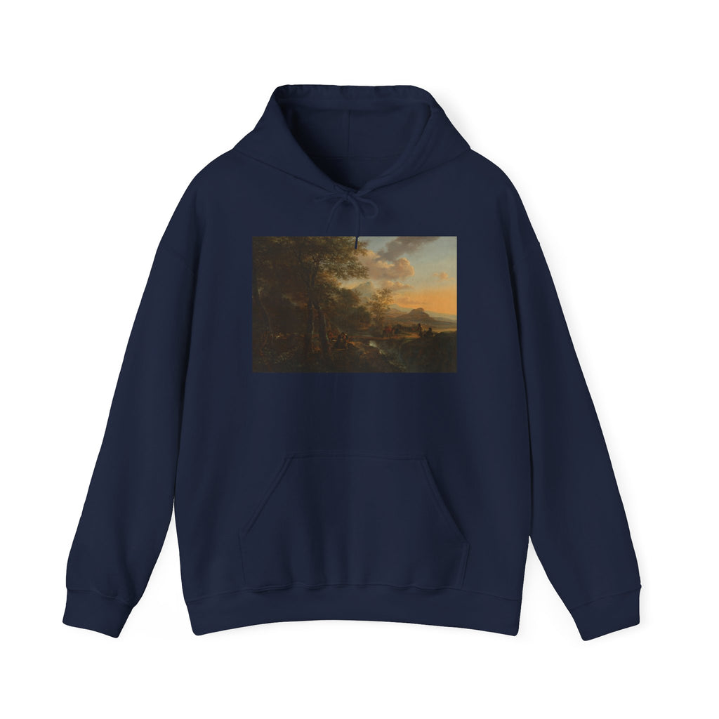 Art Hoodie – Italian Landscape with a Draughtsman