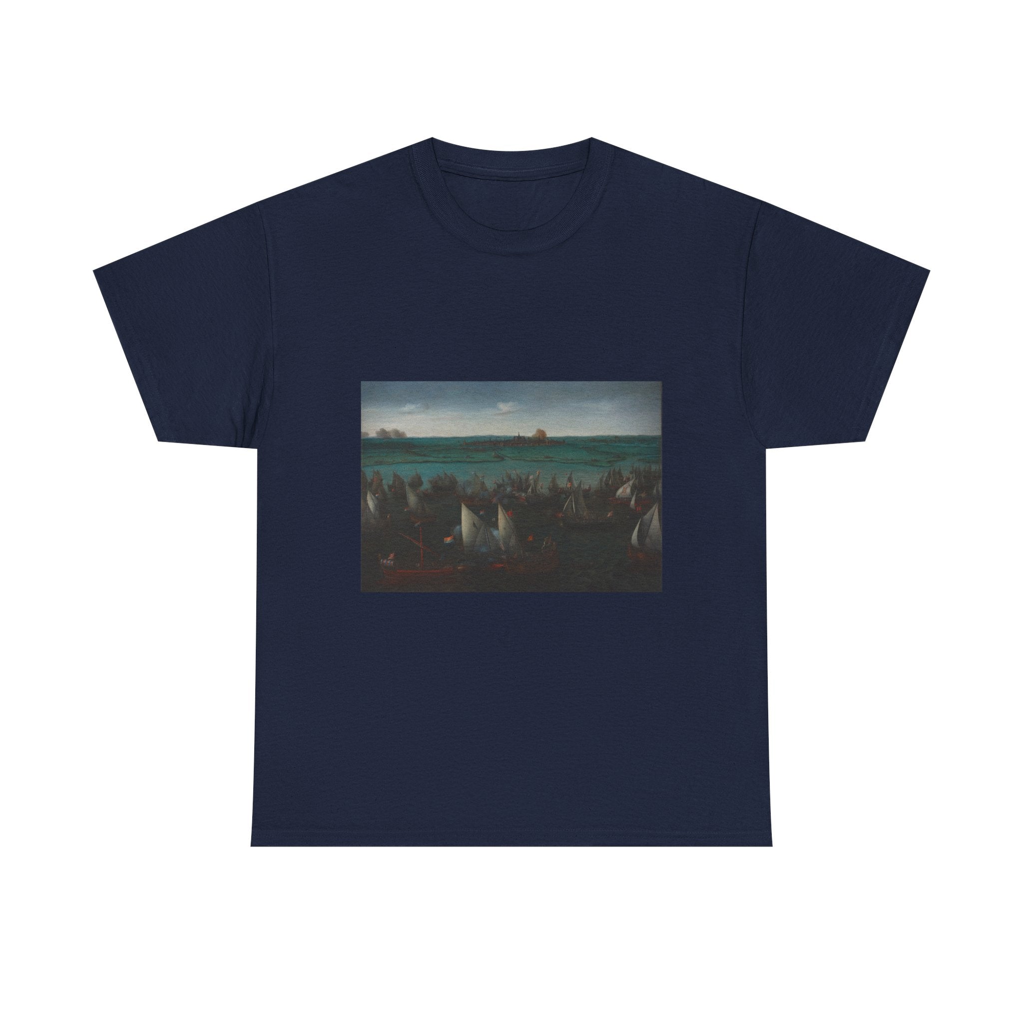 Art Tee – Battle between Dutch and Spanish Ships on the Haarlemmermeer