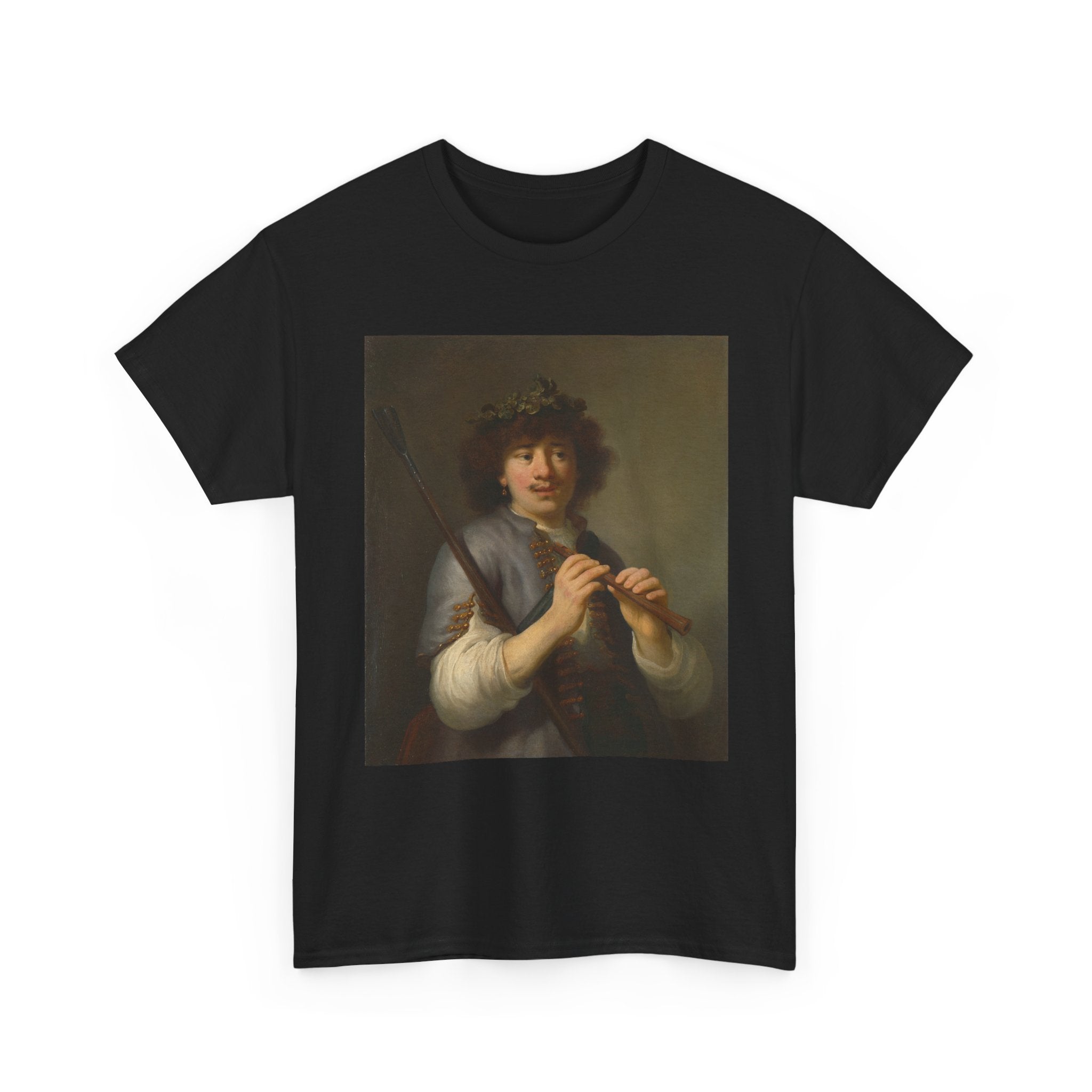 Art Tee – Rembrandt as a Shepherd with a Staff and Flute