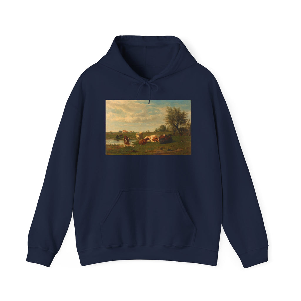 Art Hoodie – Cows in the Meadow