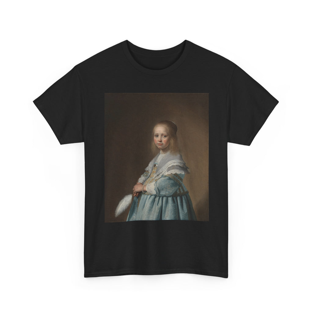 Art Tee – Portrait of a Girl Dressed in Blue